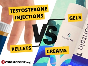 (Testosterone.org, sponsored) Testosterone injections vs. creams vs. pellets vs. gels